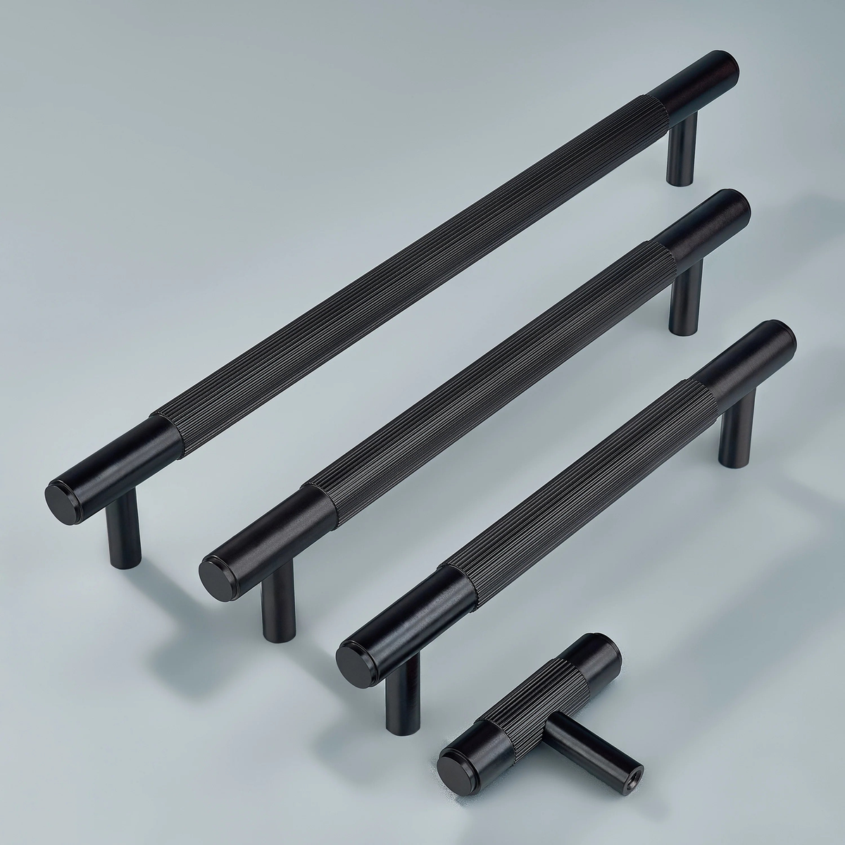 Ignite Linear Knurled Cabinet Handle