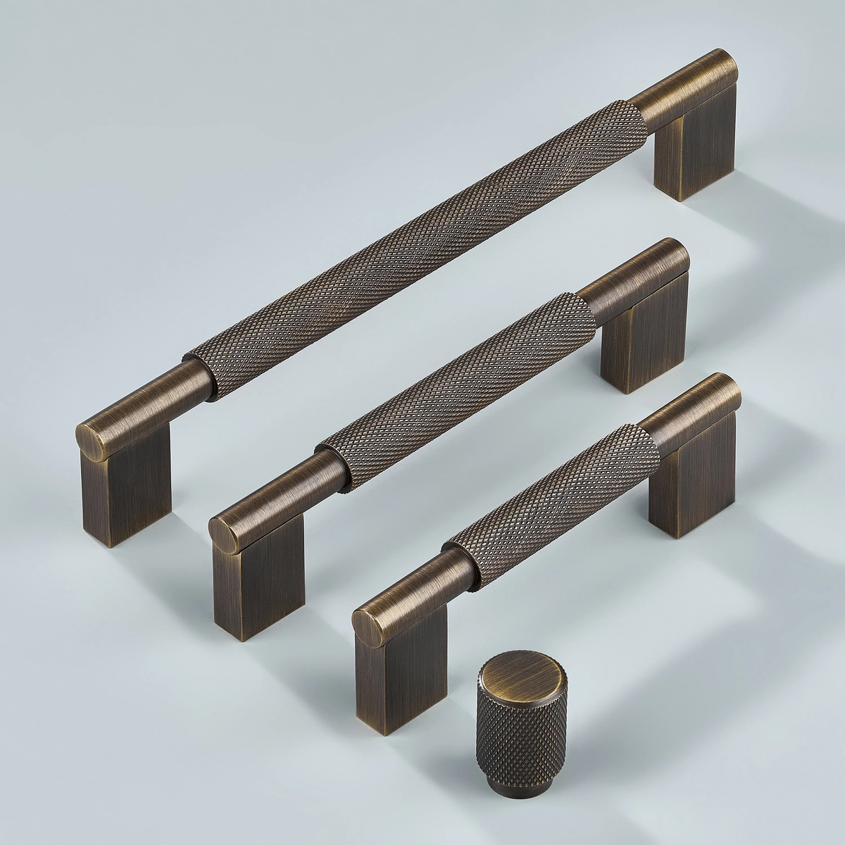 Kronos Knurled Cabinet Handle